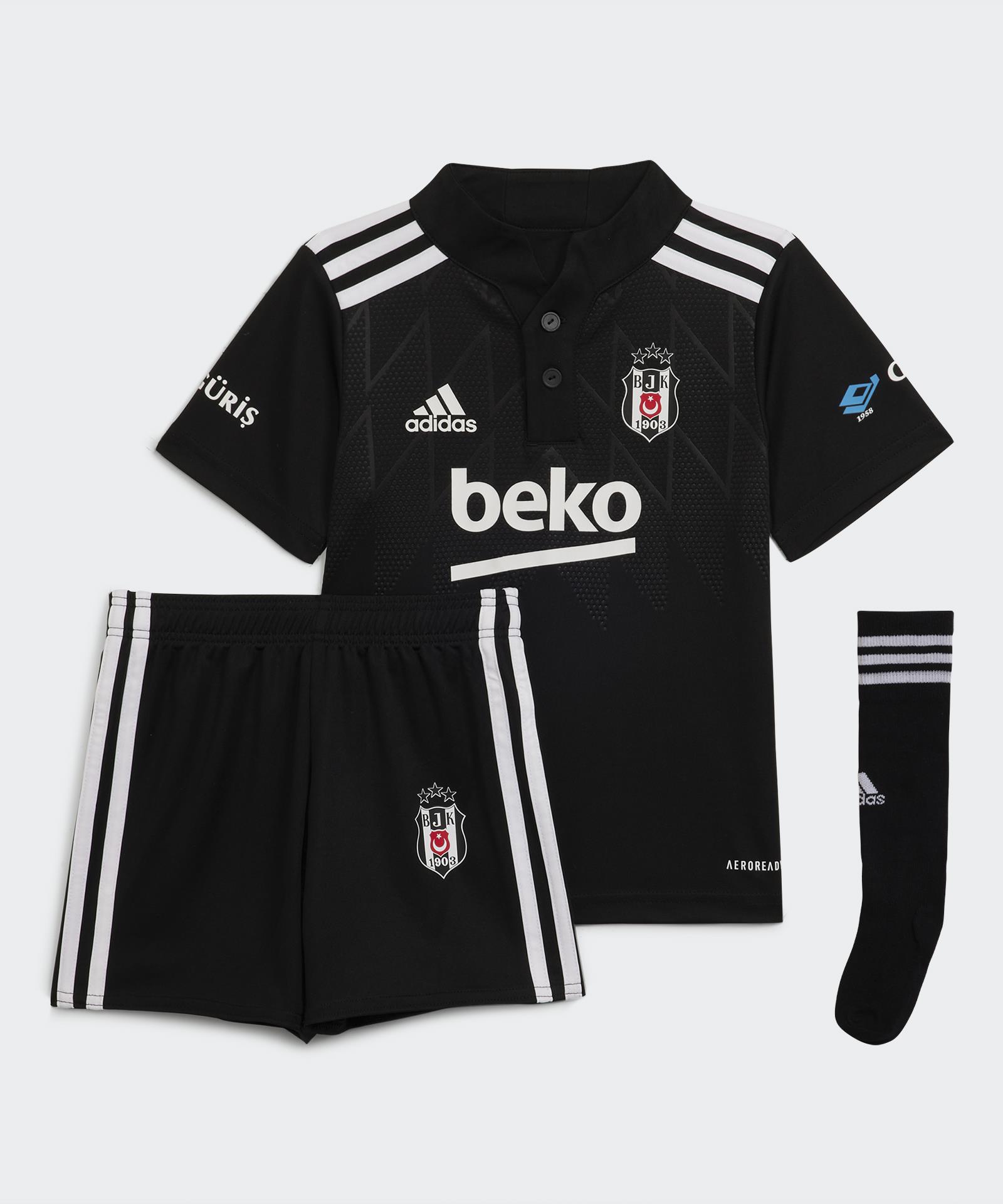 adidas GT9591 BEŞİKTAŞ 2021-22 HOME MİNİ BEBEK FUTBOL FORMA SETİ