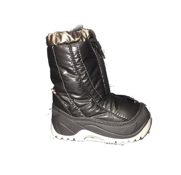Attiba 99407-BLACK-DARK SILVER 99407PU KIŞLIK ÇOCUK KÜRKLÜ BOT