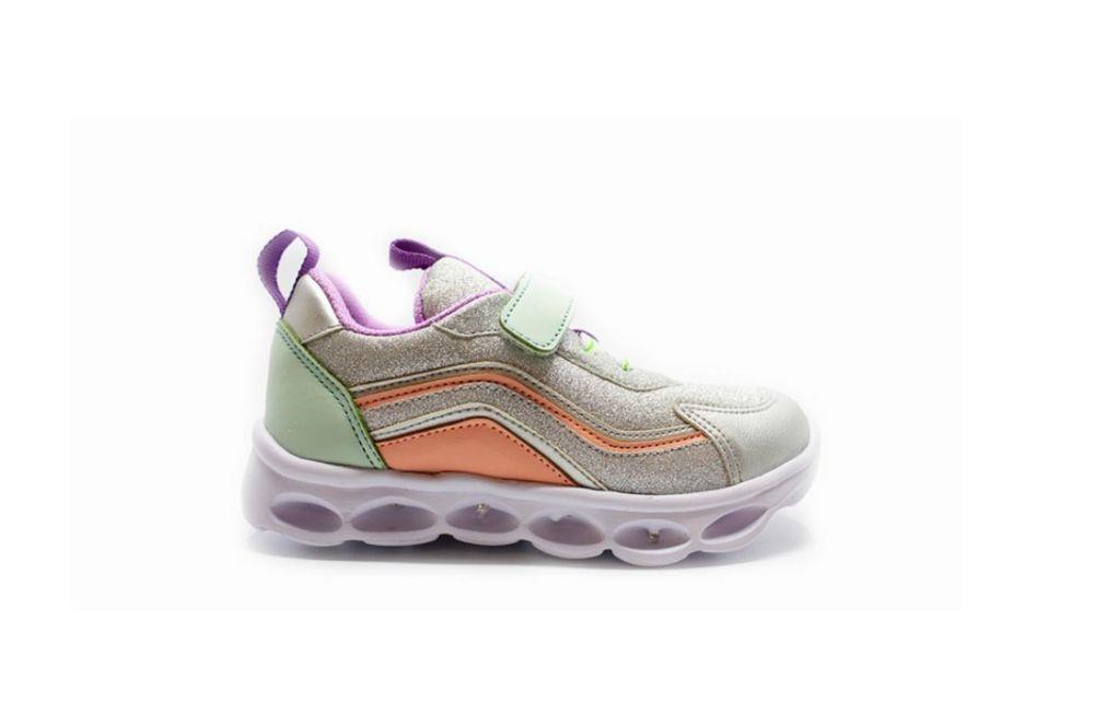 Buckhead BUCK4055-BK105 TRIO SHINY JR  WHITE BK-105 IŞIKLI ÇOCUK SPOR AYAKKABI