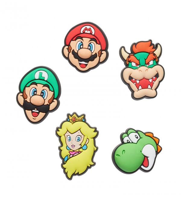 crocs 10007701-1 SUPER MARIO 5 PACK JIBBITS CROCS SÜS TOKA