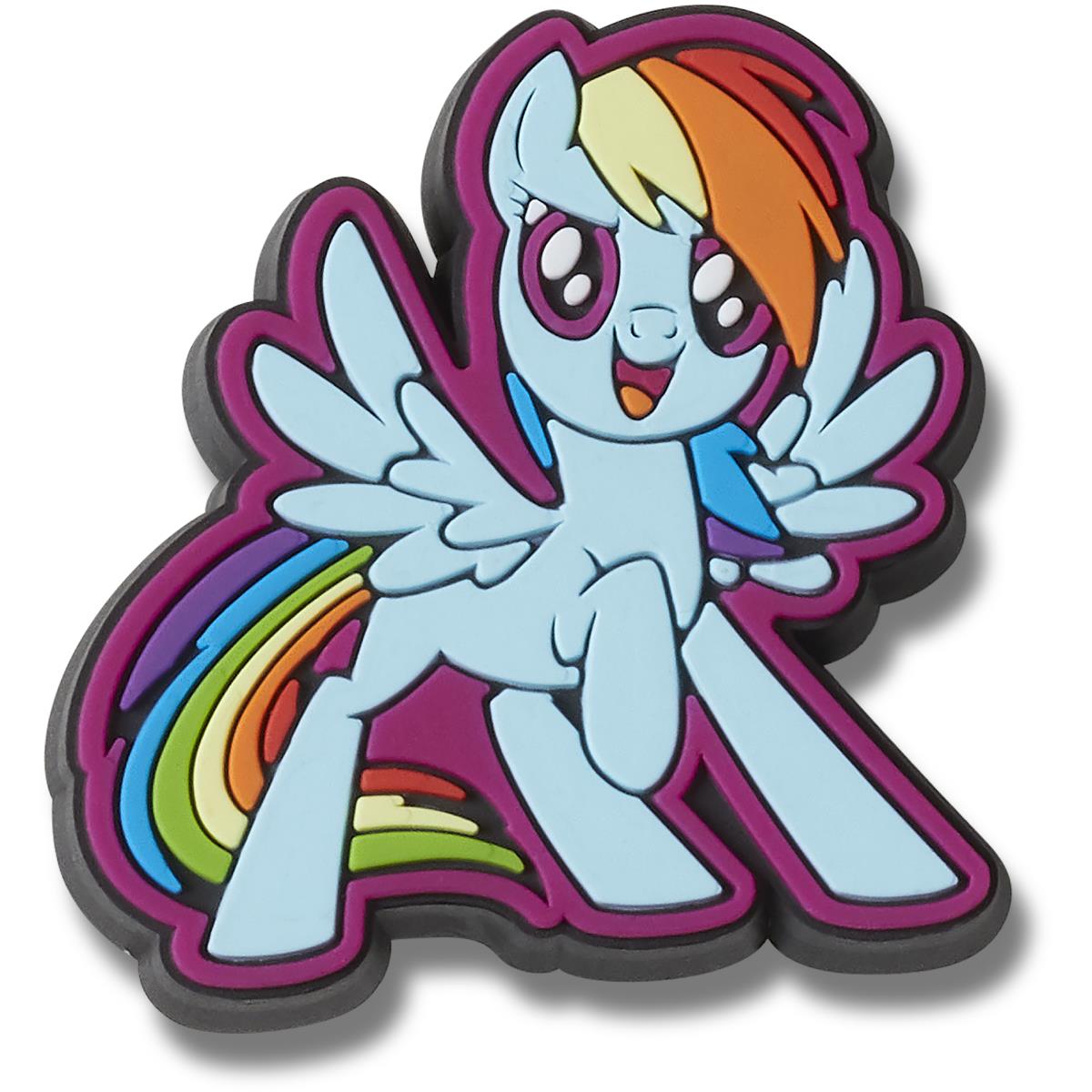 crocs 10011919-1 MY LITTLE PONY RAINBOW DASH JIBBITS CROCS SÜS TOKA