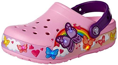 Crocs   205649-6I2 BUTTERFLYBAND LIGHTS IŞIKLI ÇOCUK BEBEK SANDALET TERLİK