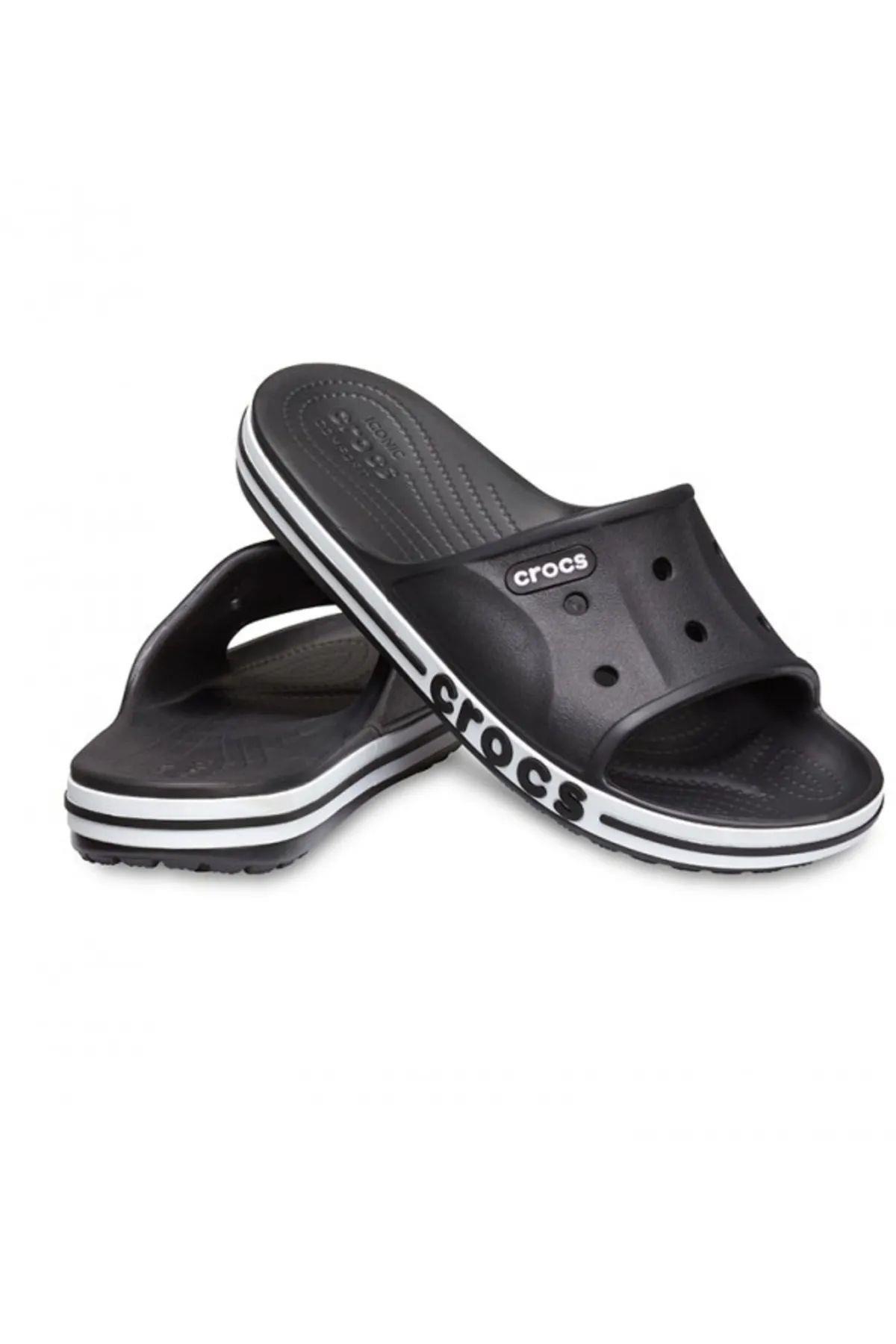 crocs 205392-066 BAYABAND SLIDE PARMAKARASI SANDALET TERLİK
