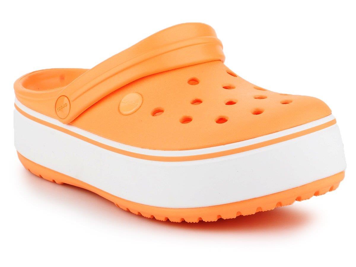 Crocs 205434-82S CROCBAND PLATFORM TABAN TERLİK SANDALET