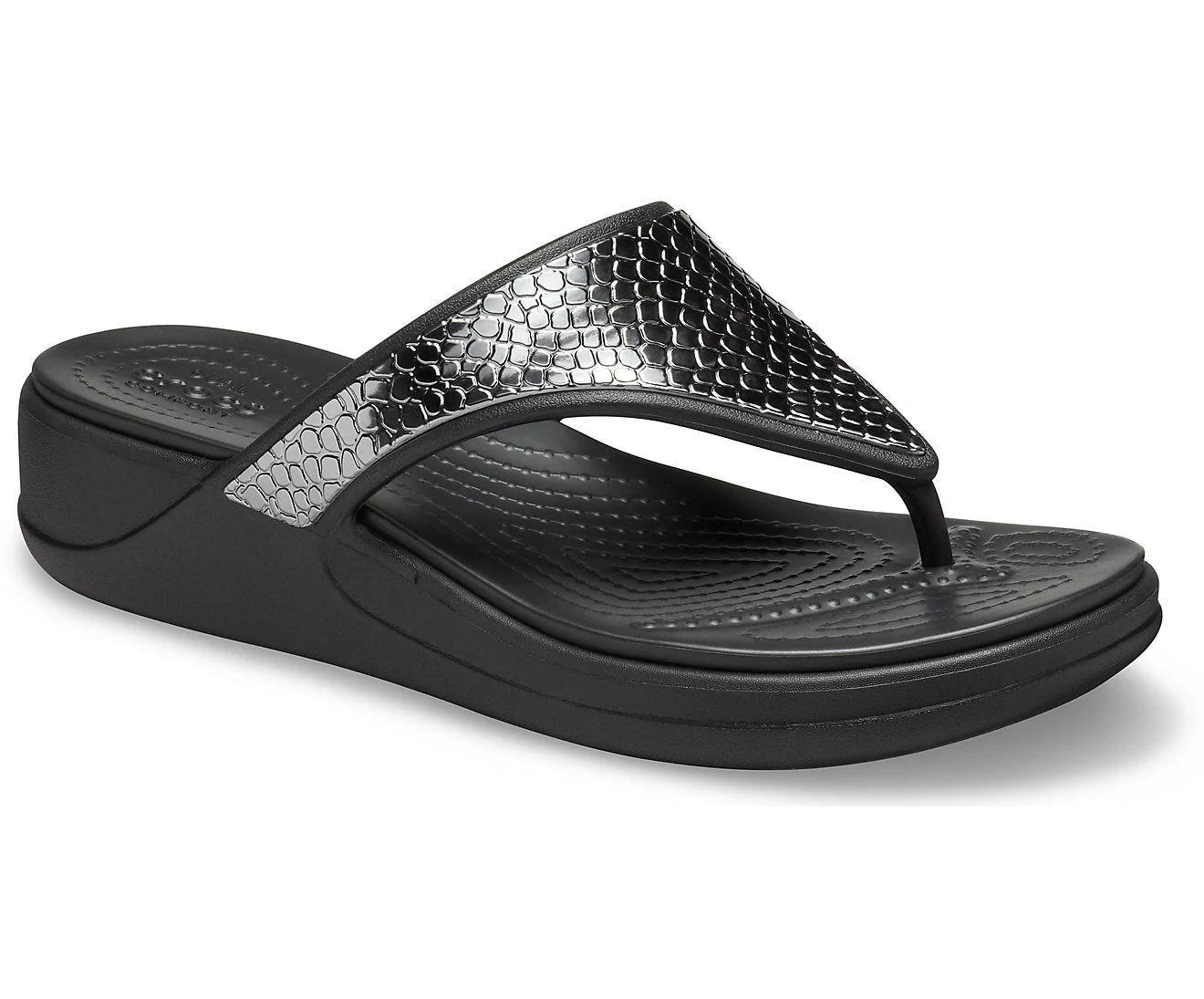 Crocs 206303-0GQ MONTEREY METALLIC PARMAK ARASI BAYAN TERLİK
