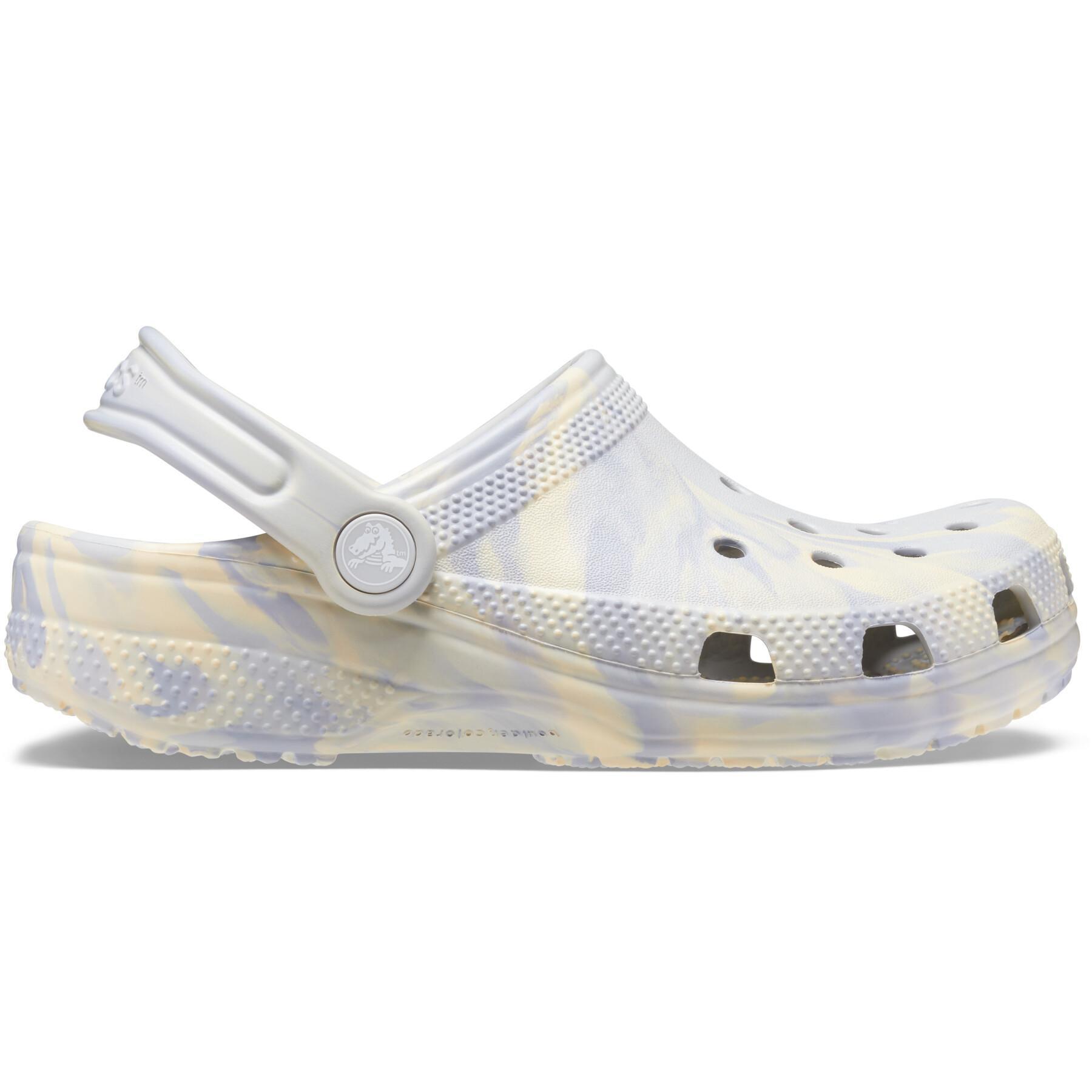 crocs 206838-1FS CLASSIC MARBLED CLOG BEBEK ÇOCUK SANDALET