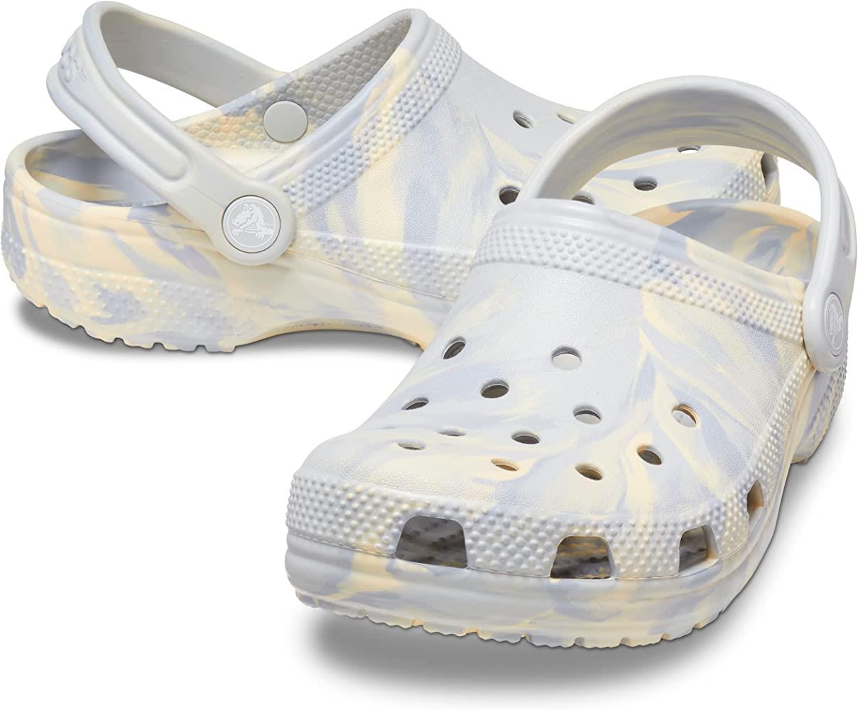 crocs 206838-1FS CLASSIC MARBLED CLOG BEBEK ÇOCUK SANDALET
