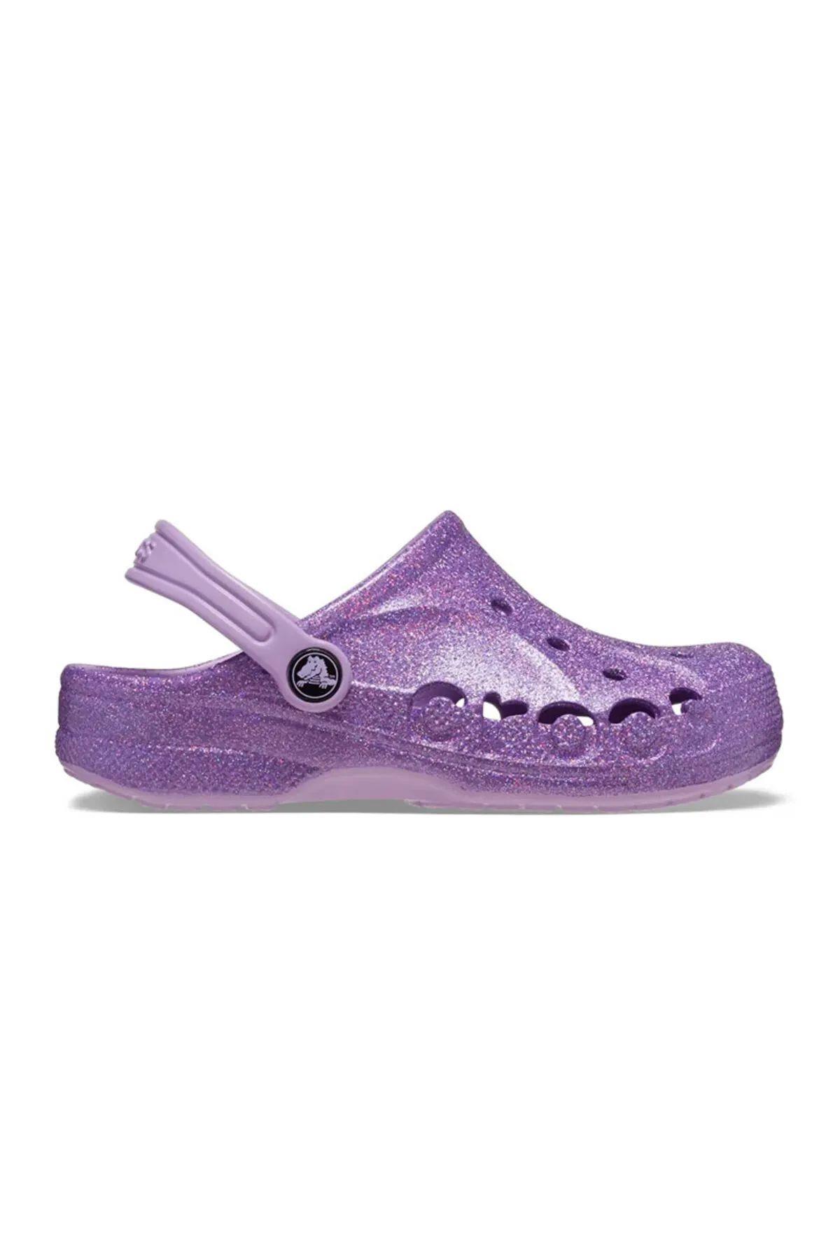 crocs 207014-5PR BAYA GLITTER CLOG ÇOCUK SANDALET TERLİK