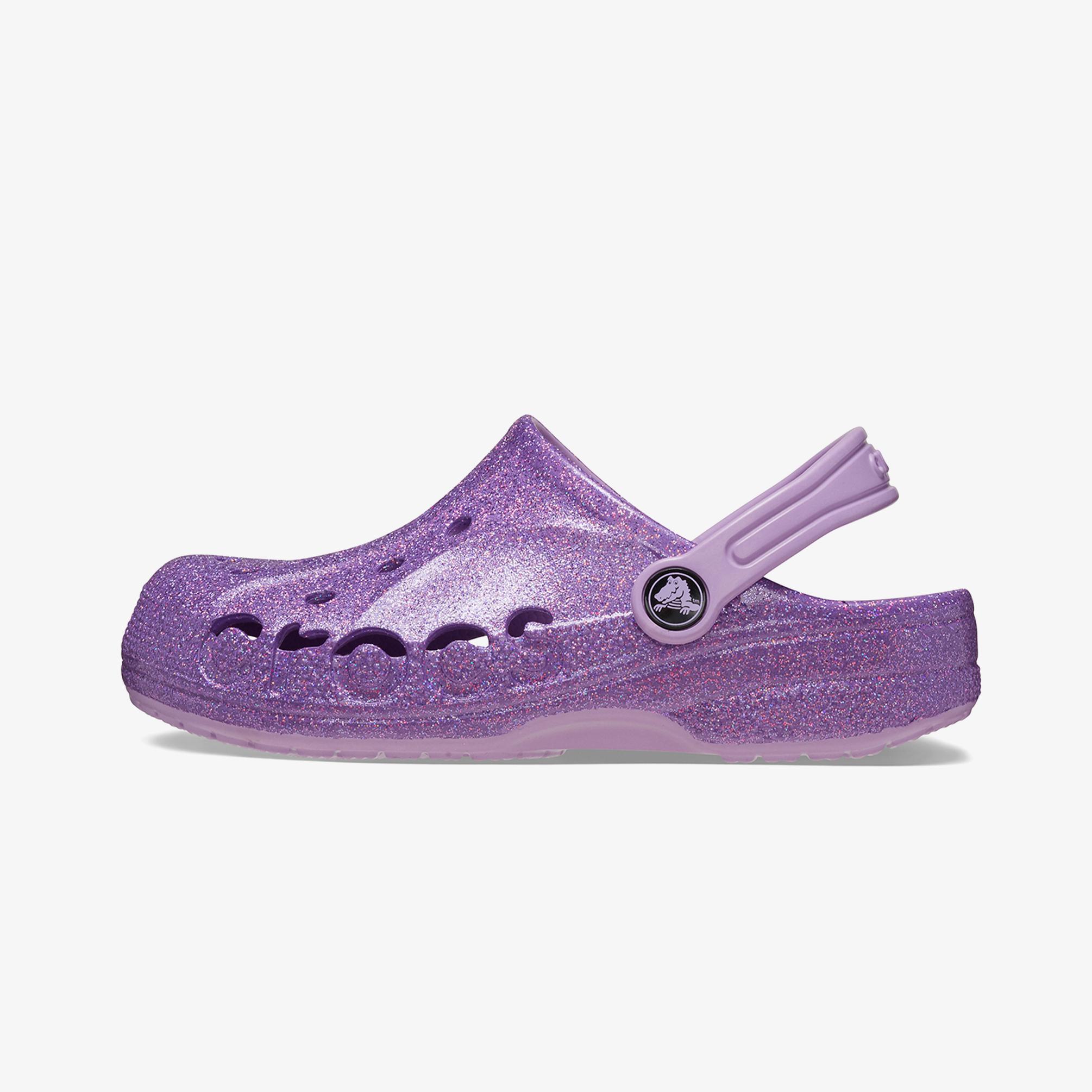 crocs 207015-5PR BAYA GLITTER CLOG ÇOCUK SANDALET TERLİK