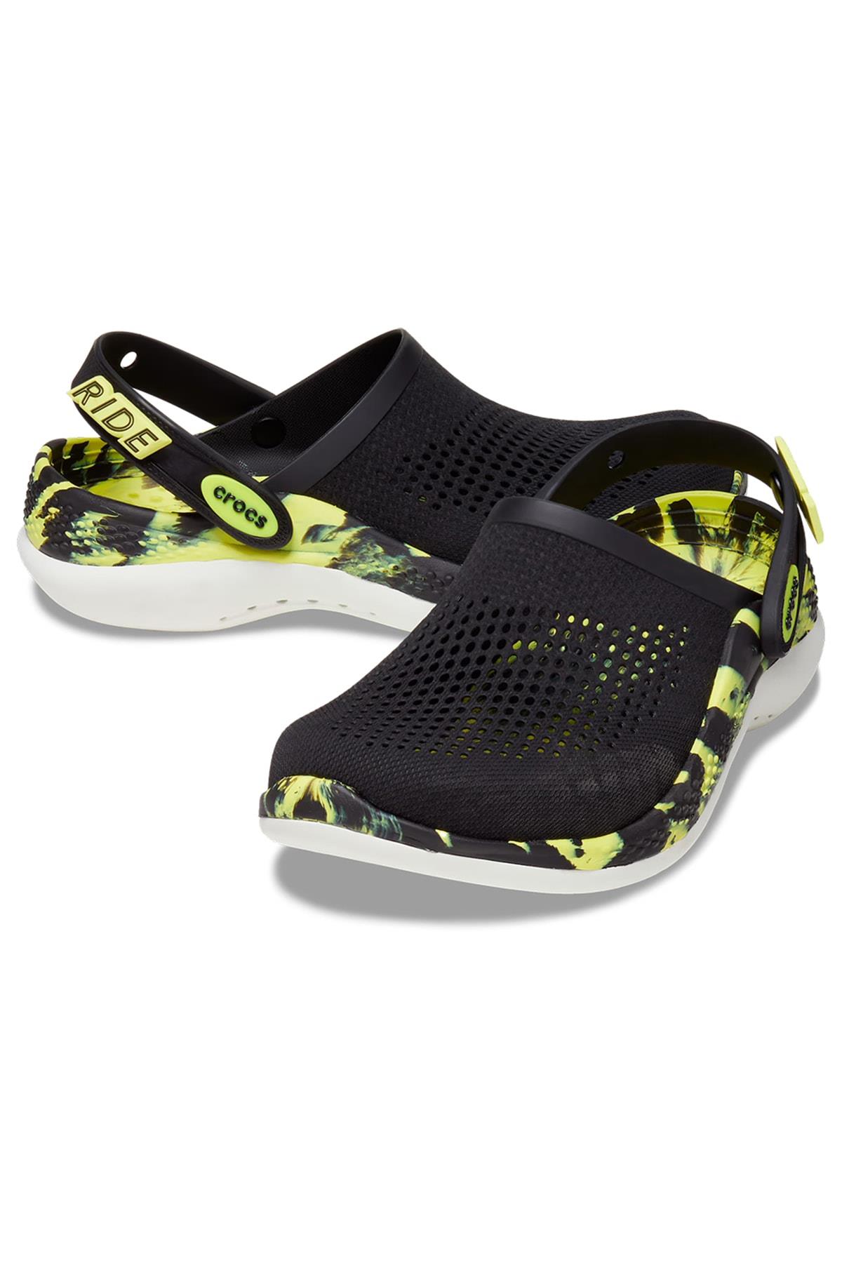 crocs 207634-02K LITERIDE 360 MARBLED CLOG SPOR TERLİK SANDALET