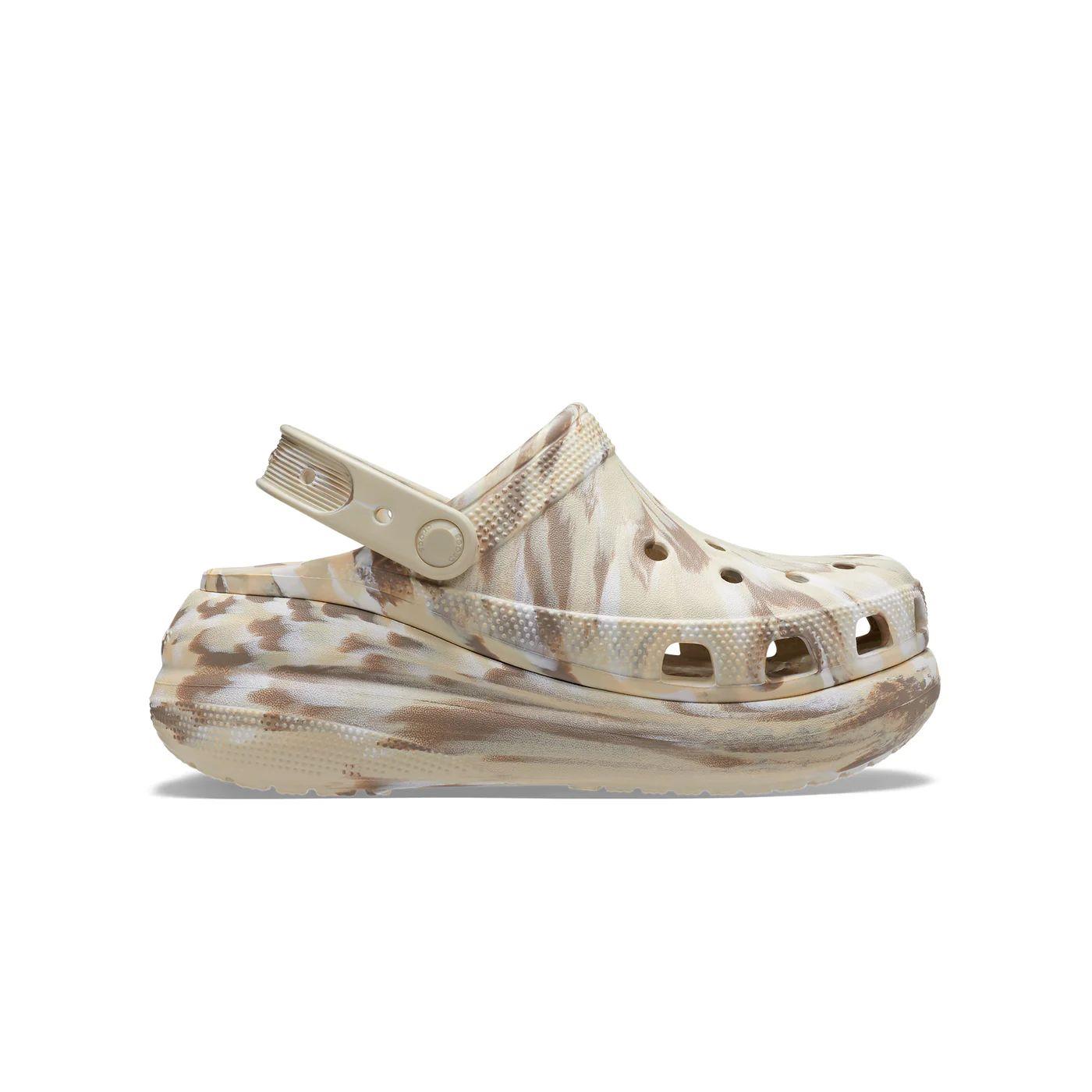 crocs 208265-2Y3 CLASSIC CRUSH MARBLED CLOG SANDALET