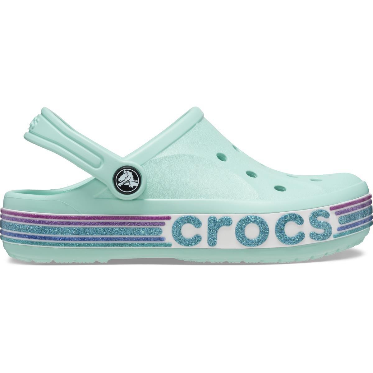 crocs 209730-4SS BAYABAND RAINBOW GLITTER ÇOCUK SPOR SANDALET TERLİK