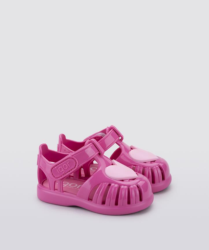 igor S10310-007 TOBBY GLOSS LOVE ÇOCUK SANDALET TERLİK