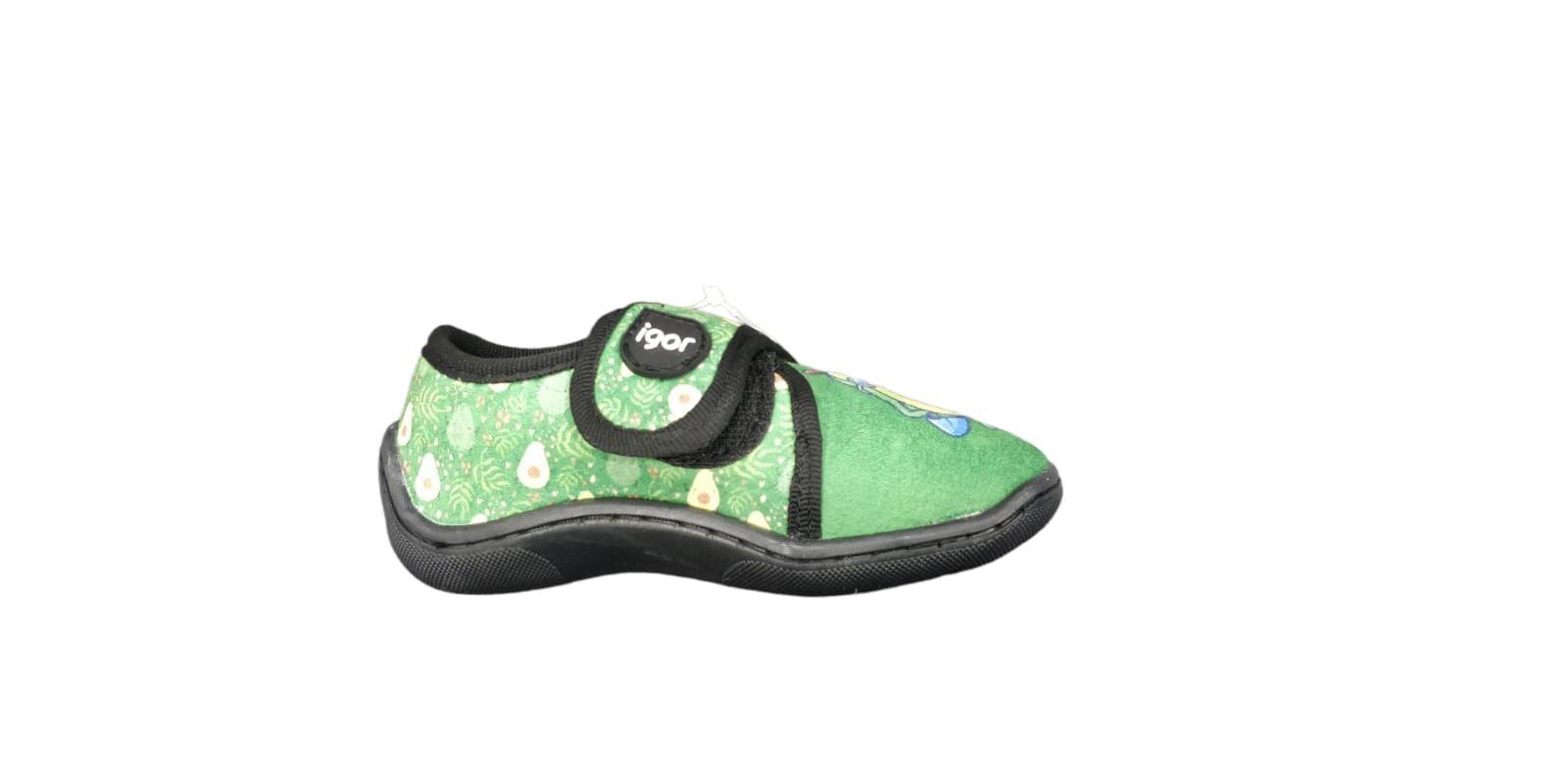igor W20124-Green-Avocado SNOOPY FACE ÇOCUK PANDUF AYAKKABI