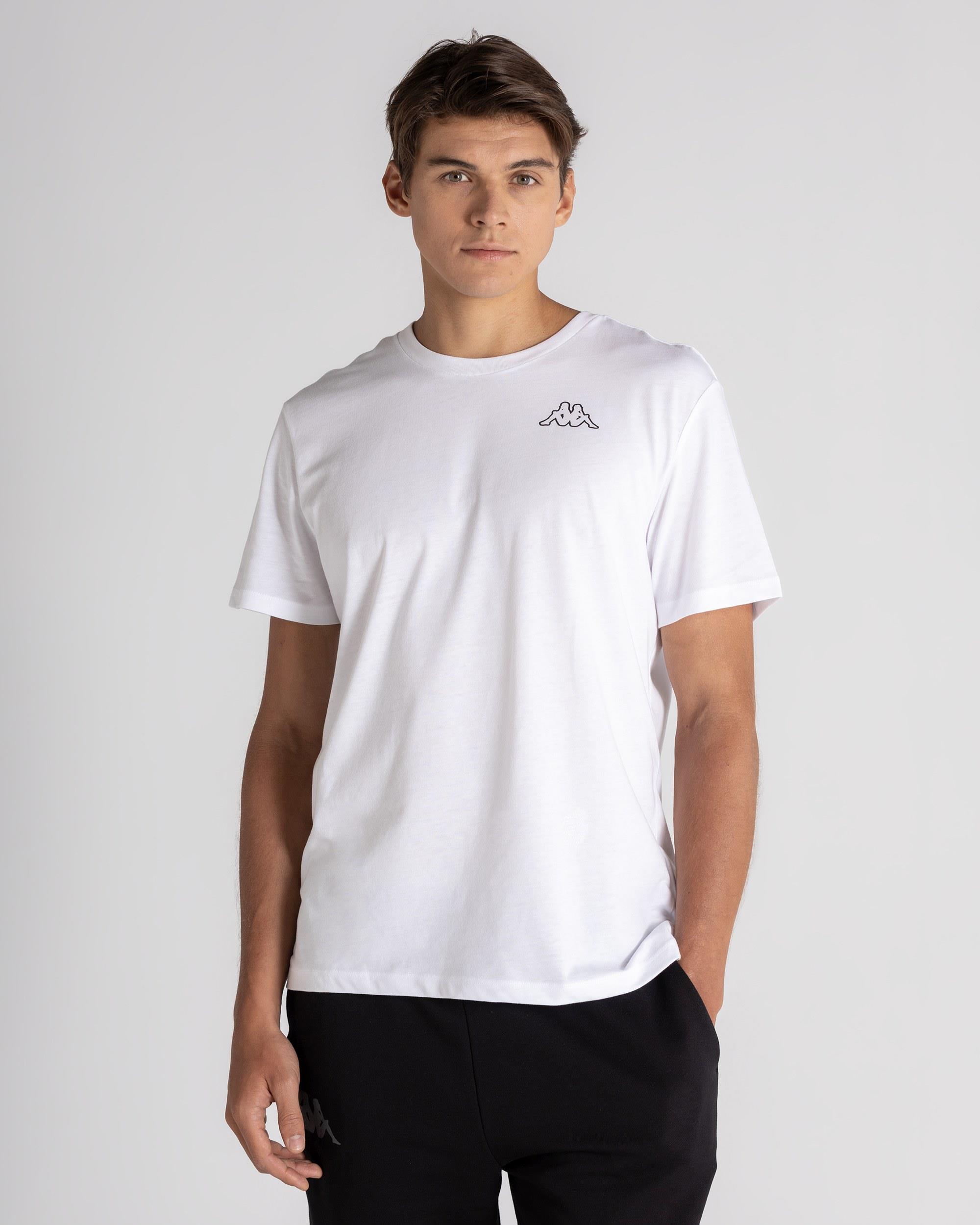 kappa 361E6NW-001 LOGO PALM BEACH ERKEK SPOR T-SHIRT