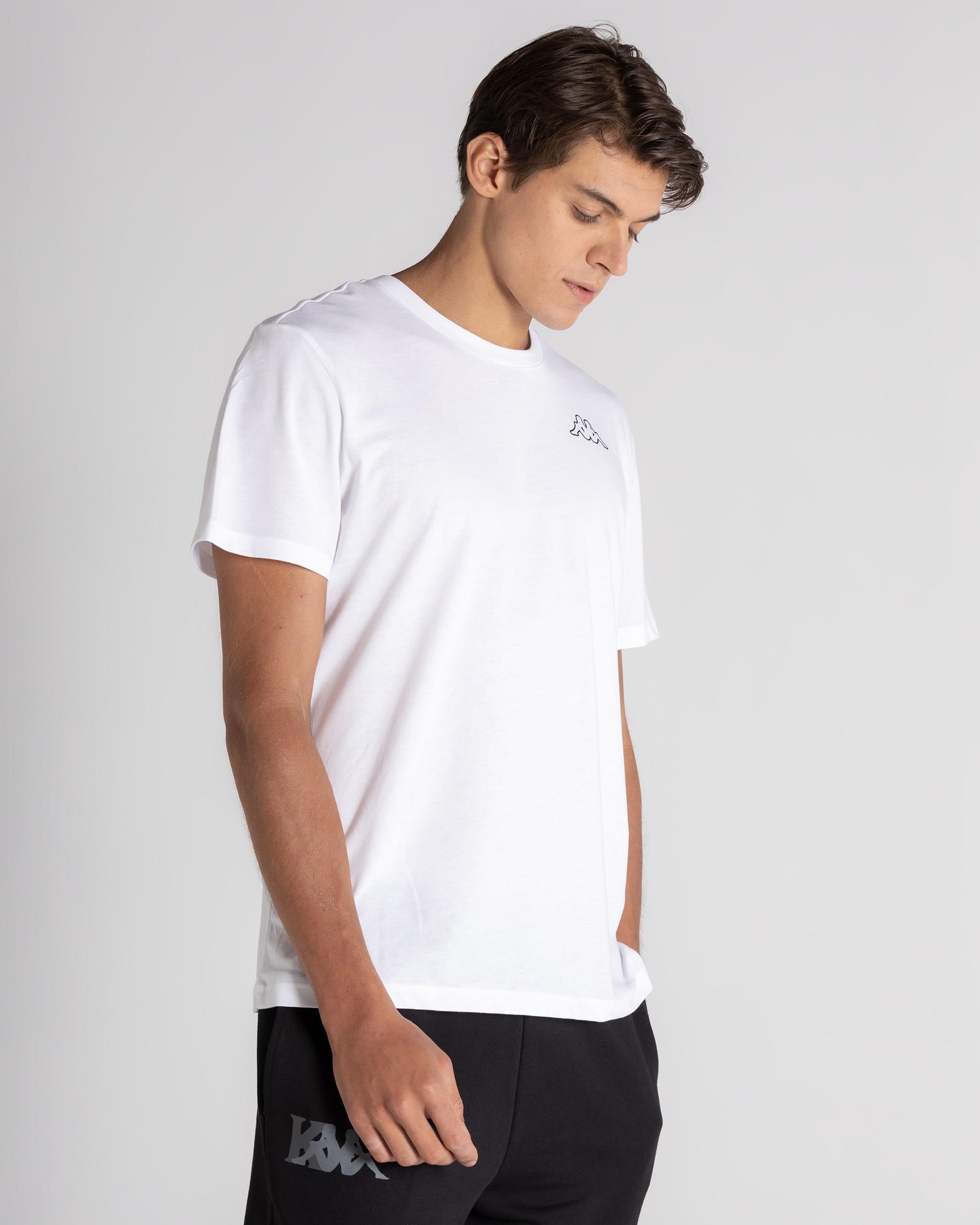 kappa 361E6NW-001 LOGO PALM BEACH ERKEK SPOR T-SHIRT