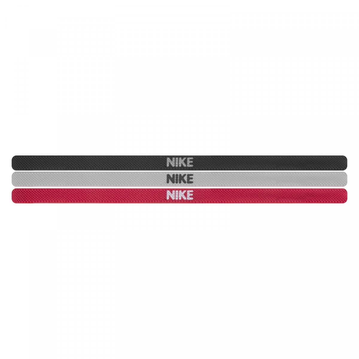 Nike N.000.0067.063.OS ELASTIC HEADBANDS 3LÜ SAÇ İPİ