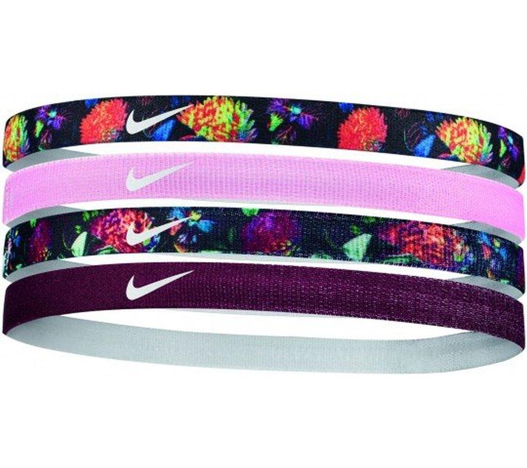 Nike N.000.1144.953.OS PRINTED HEADBANDS 4LÜ SAÇ İPİ