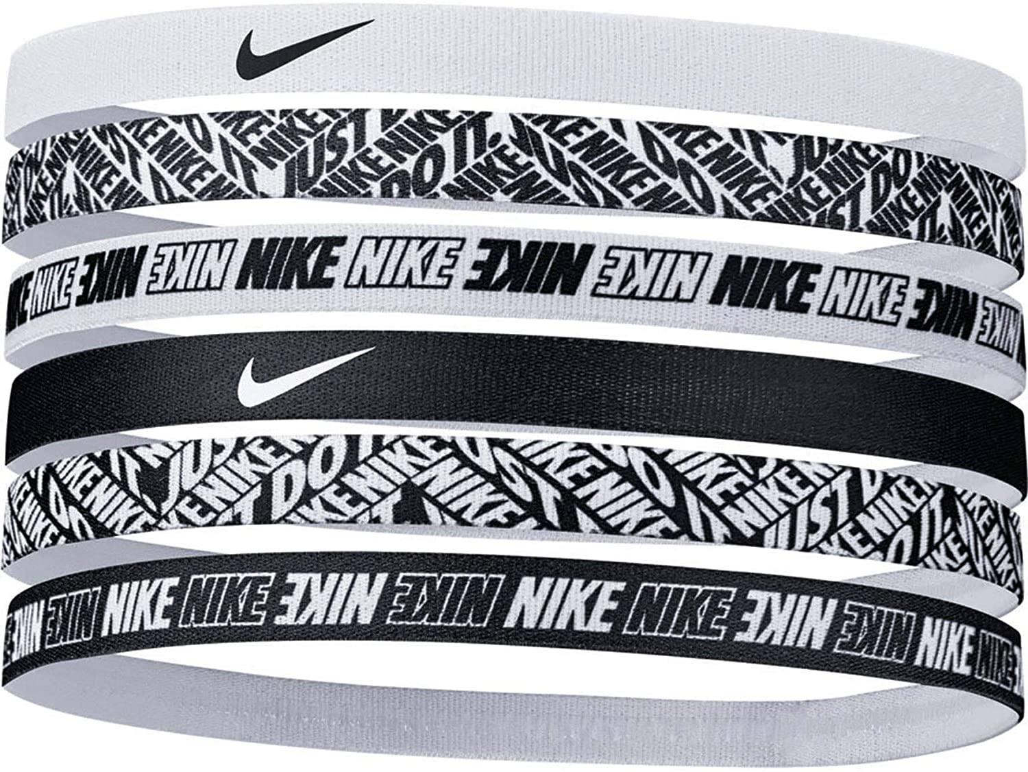 nike N.000.2545.176.OS HEADBANDS 6 PK PRINTED 6LI SAÇ İPİ