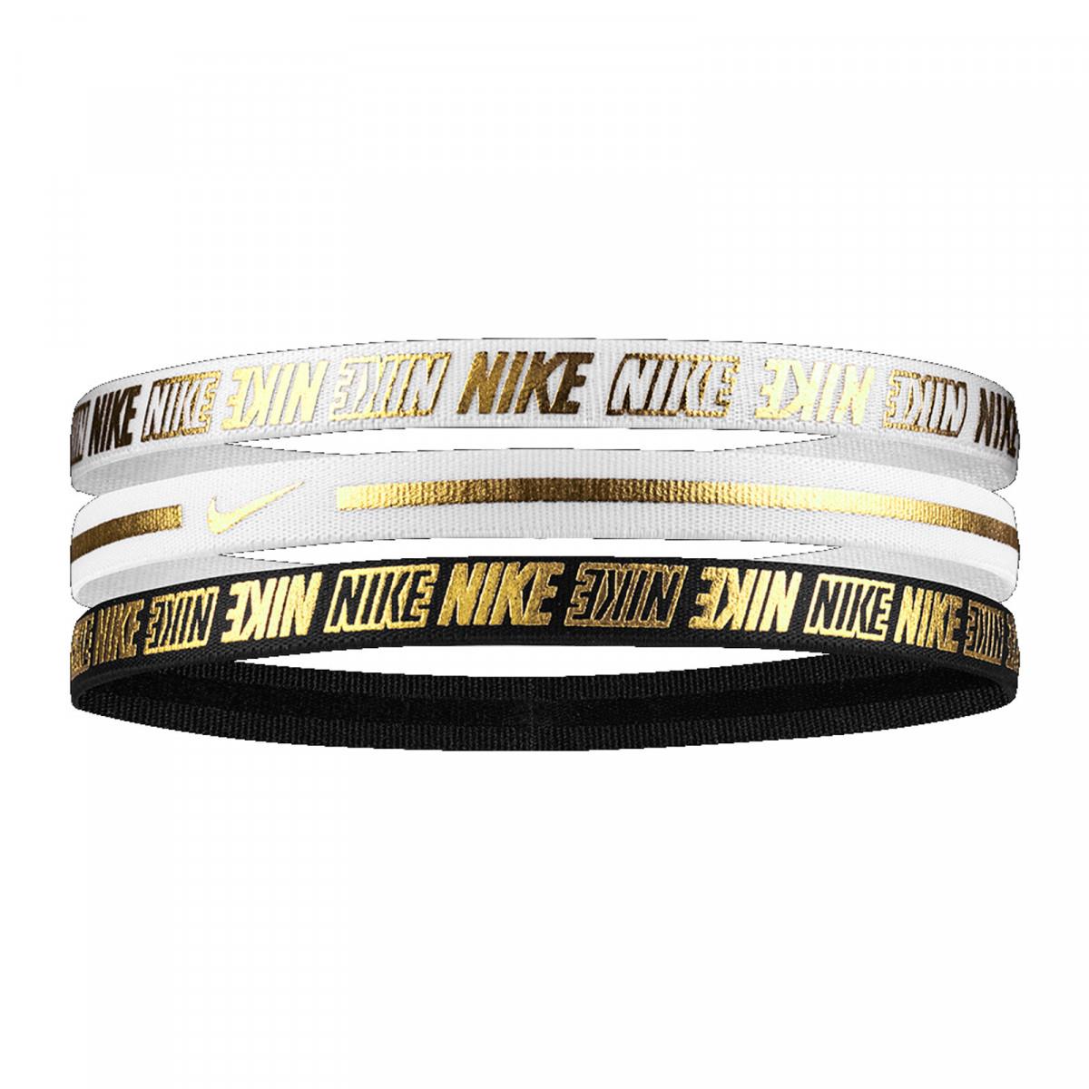 Nike N.000.2755.912.OS METALLIC HEADBANDS 3PK 2.0 WHITE SAÇ İPİ BANDI