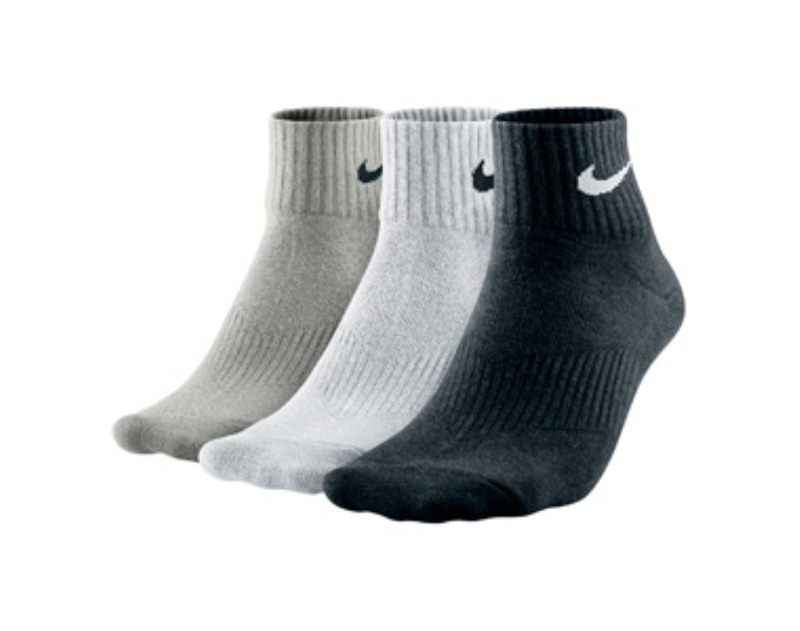 Nike SX4706-901 3'LÜ LIGHTWEIGHT QUARTER SPOR ÇORABI