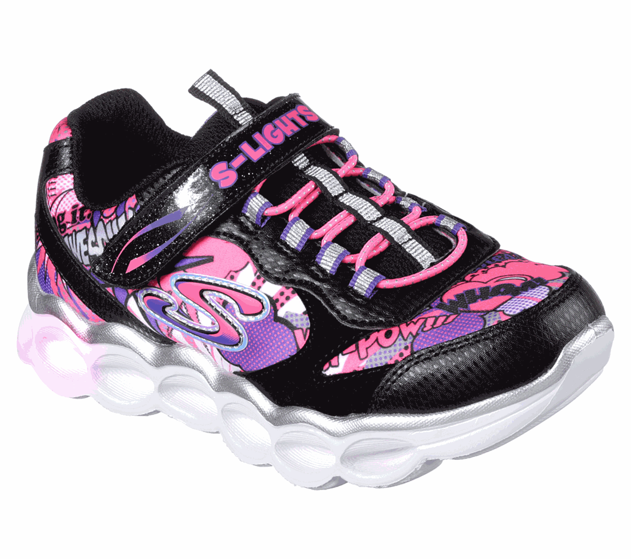 Skechers 10914N BKMT LUMI - LUXE BEBEK SPOR IŞIKLI AYAKKABI
