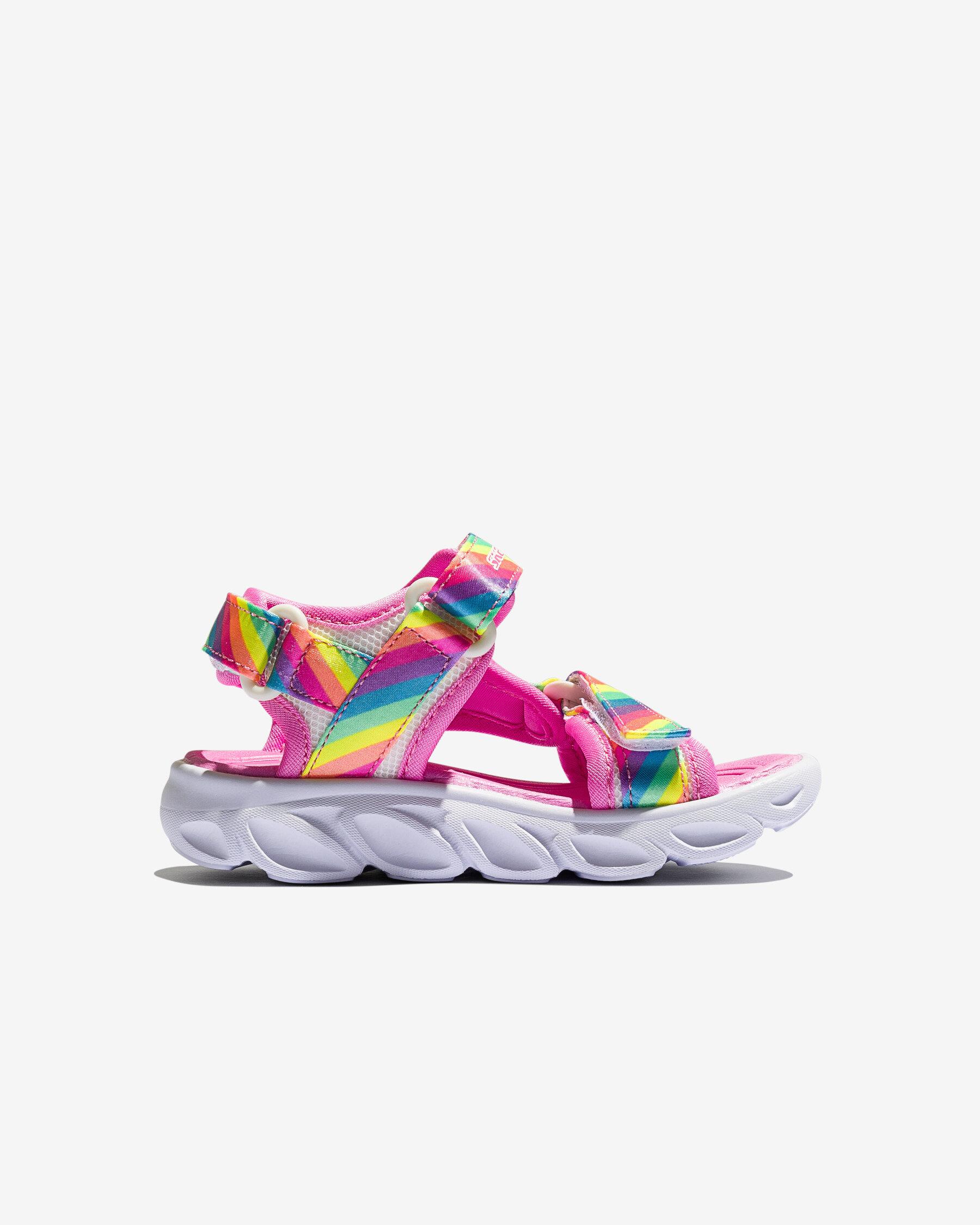 Skechers 20218N BKMT HYPNO-FLASH-RAINBOW LIGHTS ÇOCUK SPOR SANDALET