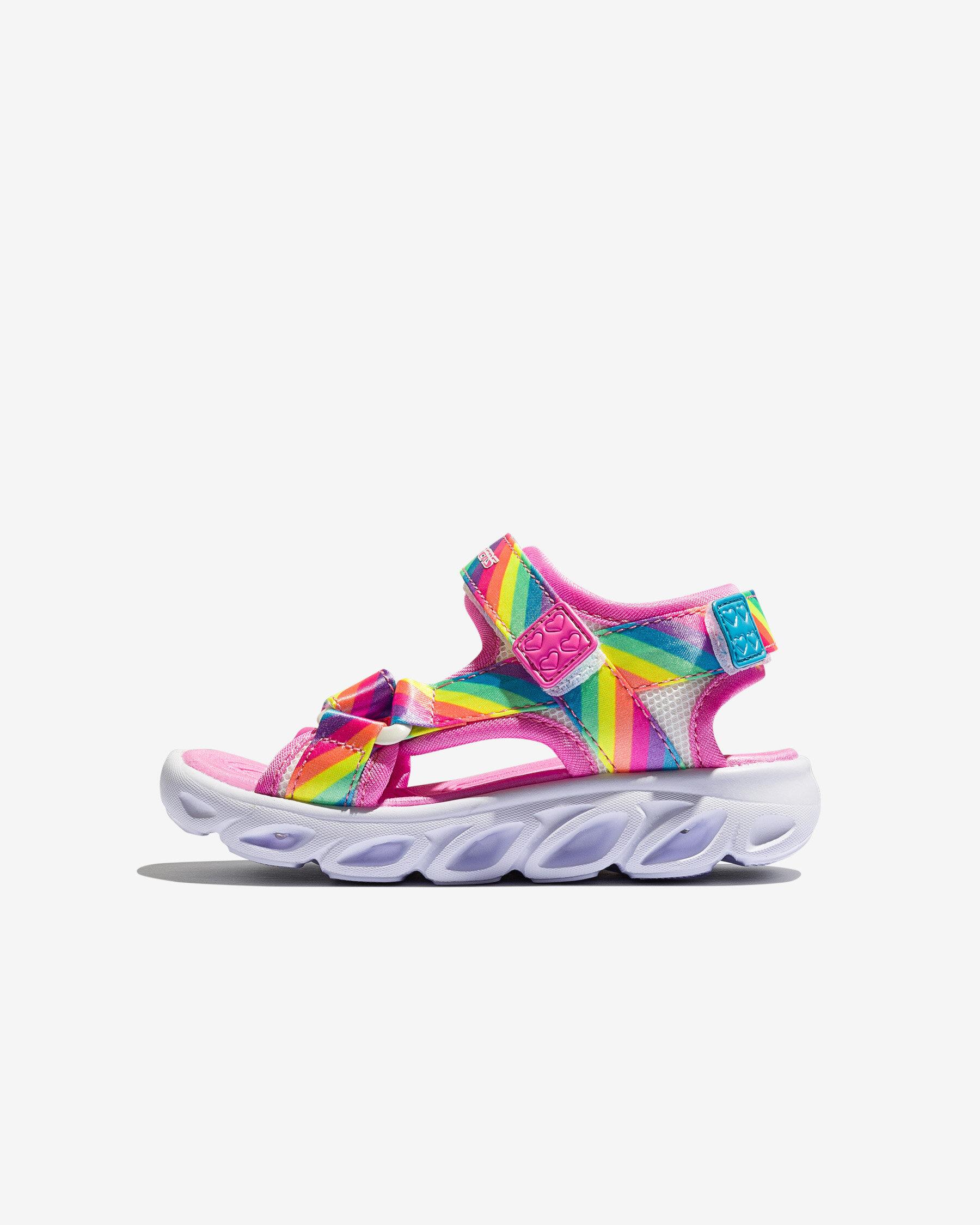 Skechers 20218N BKMT HYPNO-FLASH-RAINBOW LIGHTS ÇOCUK SPOR SANDALET