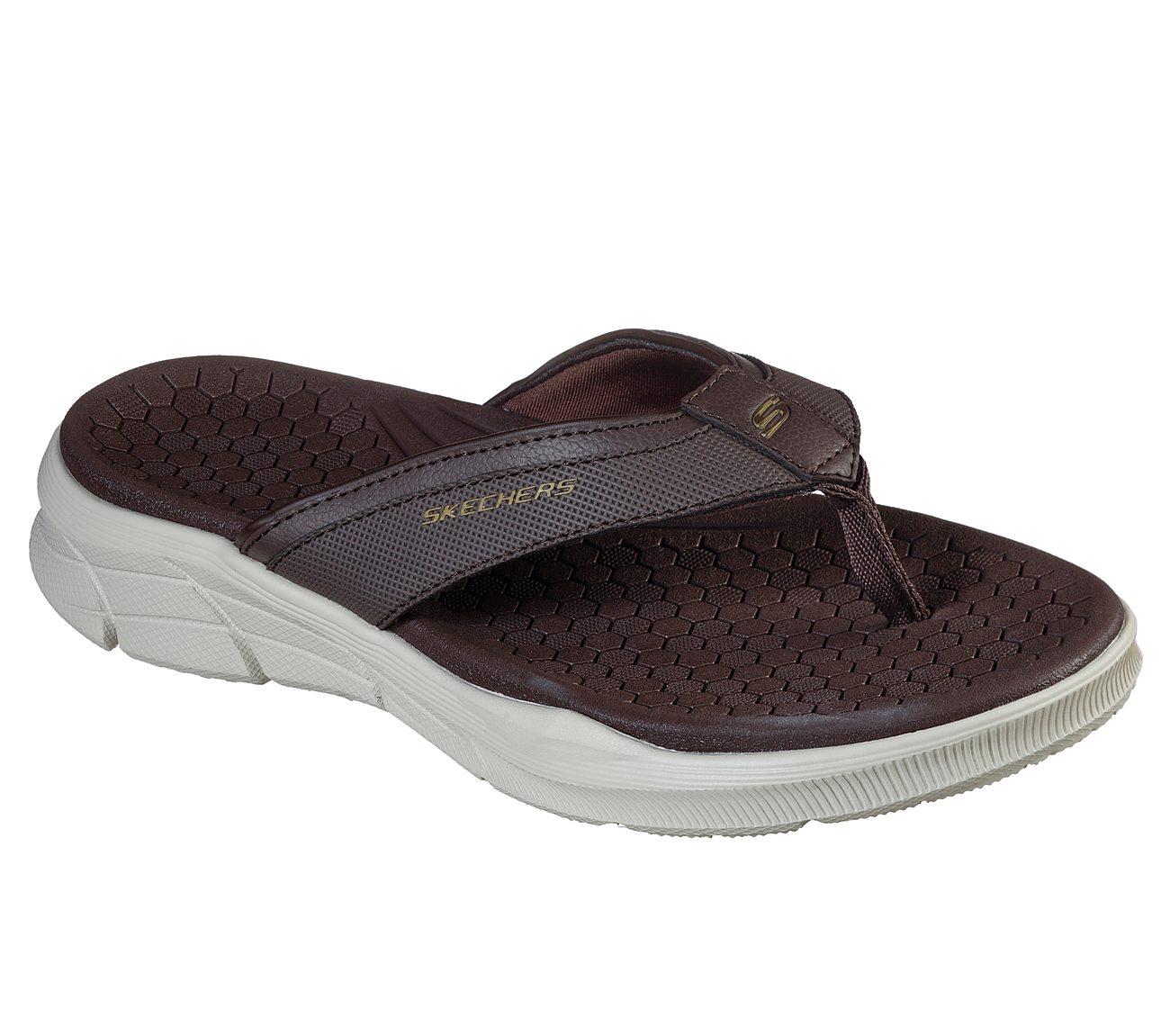 Skechers 237049 BRN EQUALIZER 4.0 - SERASA SPOR TERLİK PARMAK ARASI
