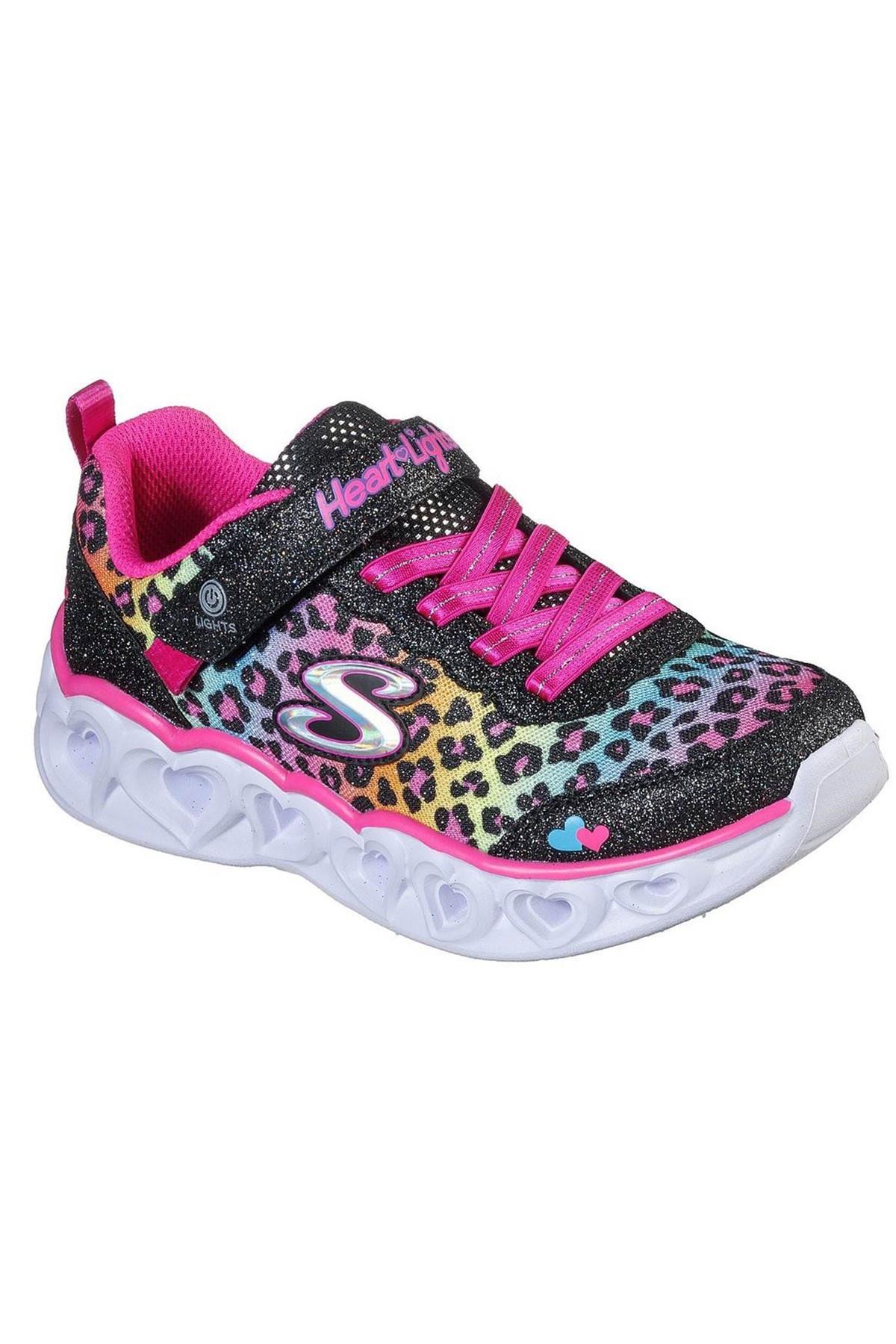 Skechers 302145L BKMT HEART LIGHTS IŞIKLI ÇOCUK SPOR AYAKKABI