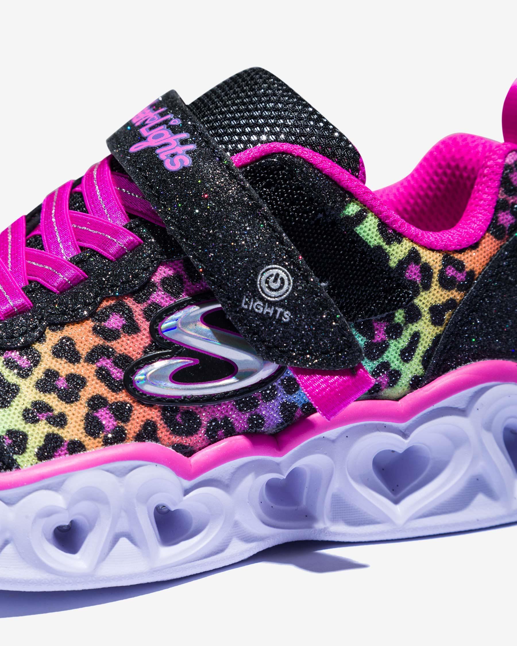 Skechers 302145L BKMT HEART LIGHTS IŞIKLI ÇOCUK SPOR AYAKKABI