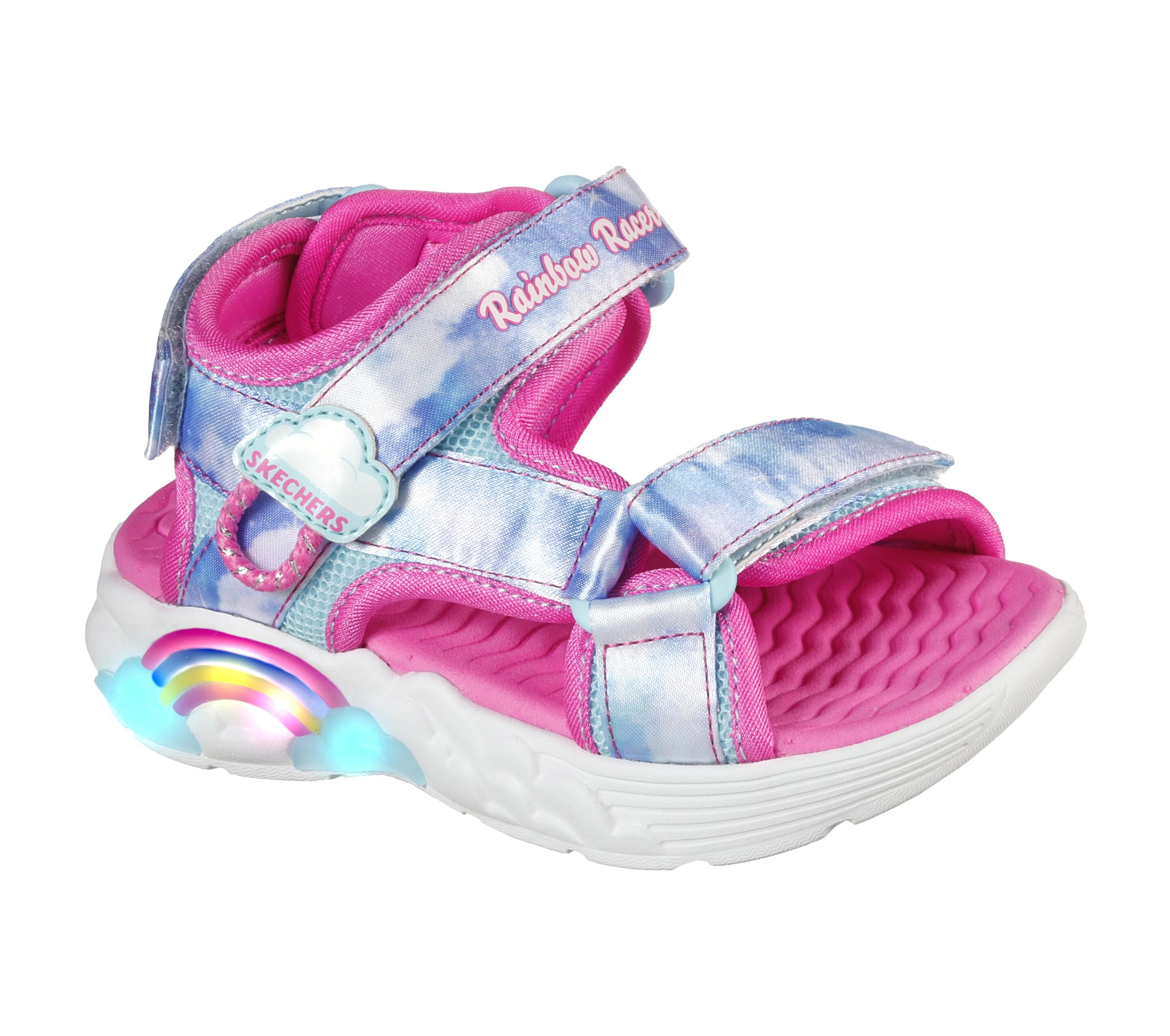 Skechers 302975N BLU RAINBOW RACER SANDALS-SUMMER BEBEK SANDALET
