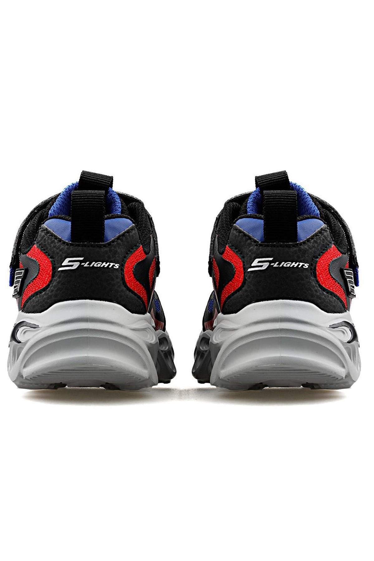 Skechers 400106N BKRB THERMO - FLASH BEBEK SPOR AYAKKABI