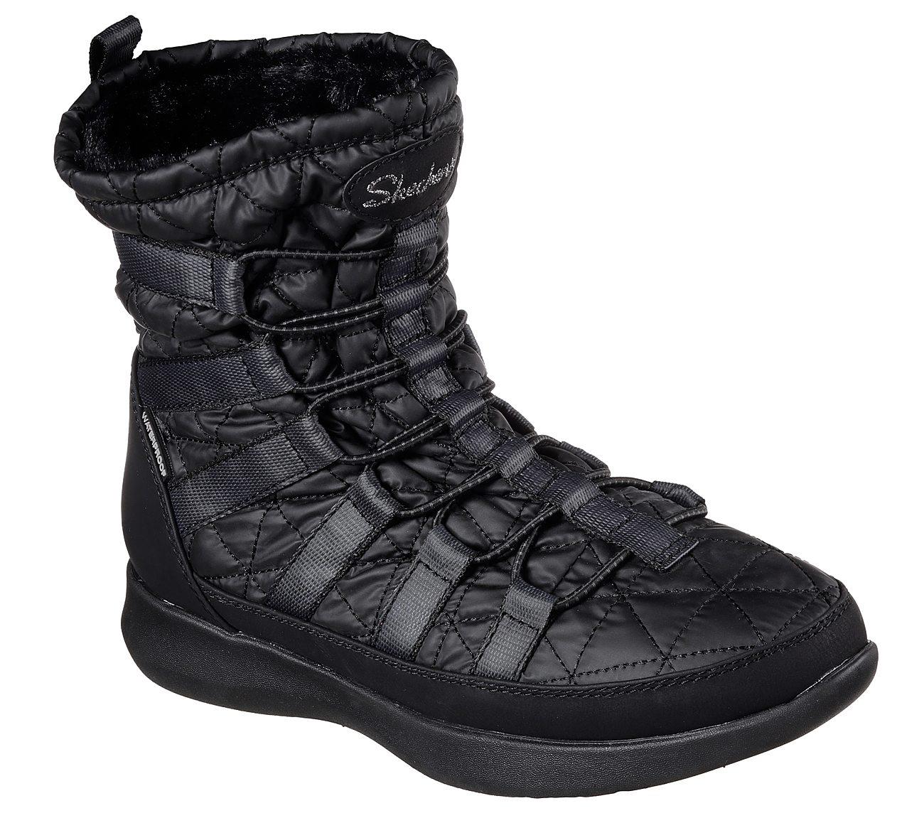 Skechers 49806 BLK BOULDER - EAST STONE KIŞLIK İÇİ KÜRKLÜ BOT