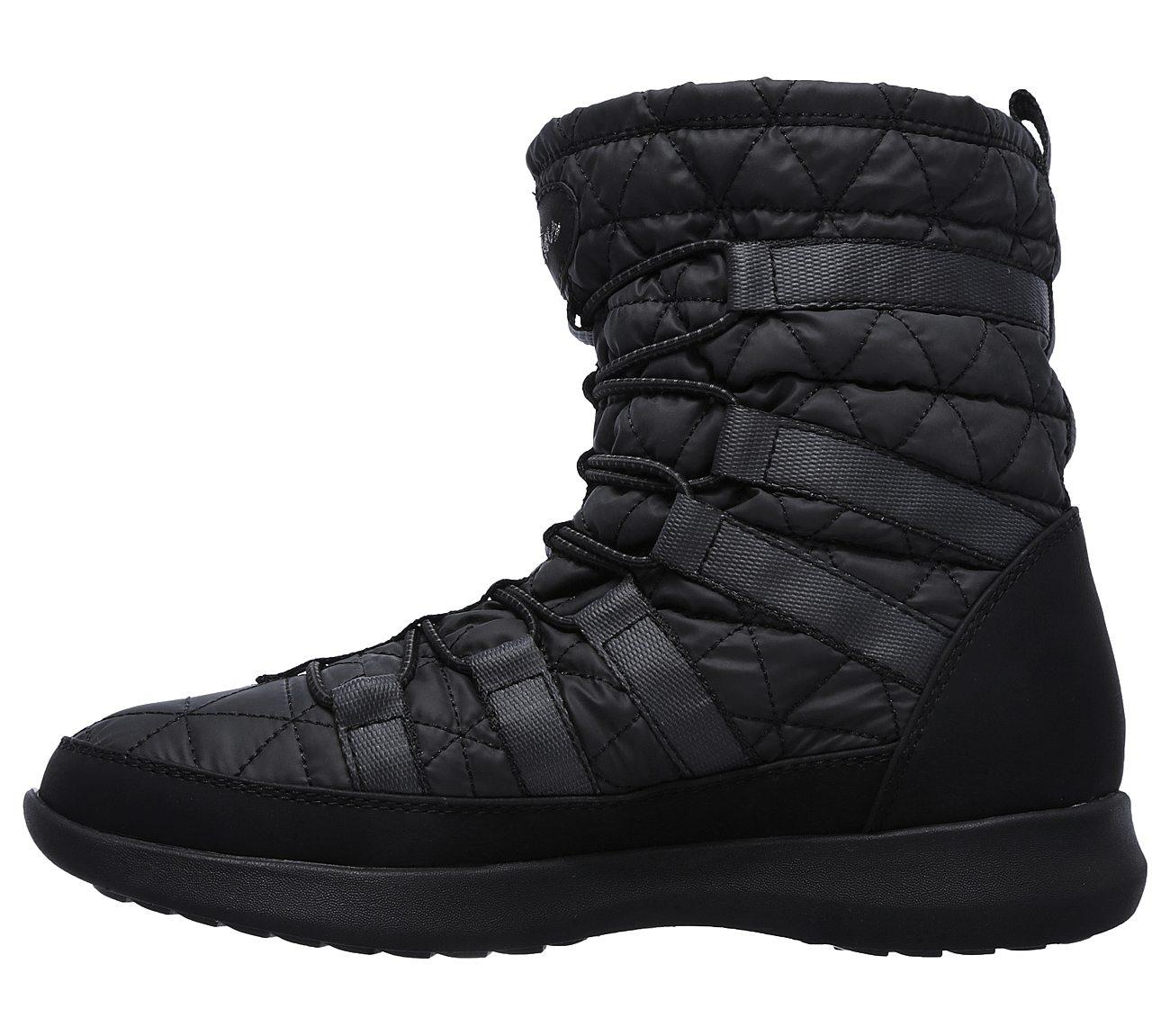 Skechers 49806 BLK BOULDER - EAST STONE KIŞLIK İÇİ KÜRKLÜ BOT