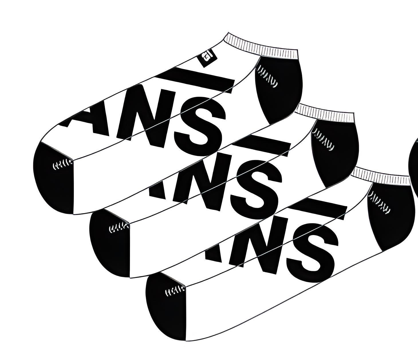 vans VN0009V5PRR1 NO SHOWS 3LÜ ÇORAP