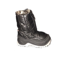 Attiba 99407-BLACK-DARK SILVER 99407PU KIŞLIK ÇOCUK KÜRKLÜ BOT