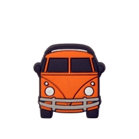 crocs 10007525-1 CAMPER VAN JIBBITS CROCS SÜS TOKA