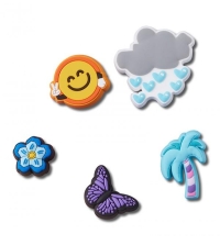 crocs 10011408-1 CHILL SUMMER 5 PACK JIBBITS CROCS SÜS TOKA