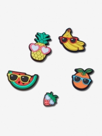 crocs 10011409-1 CUTE FRUIT WITH SUNNIES 5 PACK JIBBITS CROCS SÜS TOKA
