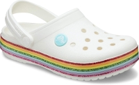 Crocs 206151-100 CROCBAND RAINBOW GLITTER ÇOCUK TERLİK SANDALET