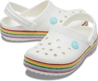 Crocs 206151-100 CROCBAND RAINBOW GLITTER ÇOCUK TERLİK SANDALET