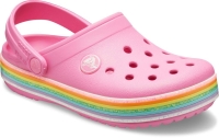 Crocs 206151-669 CROCBAND RAINBOW GLITTER ÇOCUK TERLİK SANDALET