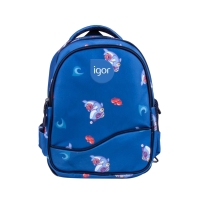 igor BP10002-SHR-MAVİ SHR-SHARK İLKOKUL SIRT ÇANTASI