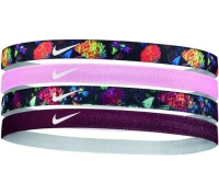 Nike N.000.1144.953.OS PRINTED HEADBANDS 4LÜ SAÇ İPİ