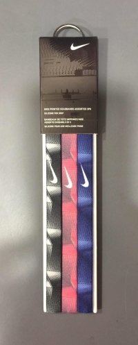 Nike N.JN.94.931.OS PRINTED HEADBANDS ASSORTED 3PK 3LÜ SAÇ BANDI