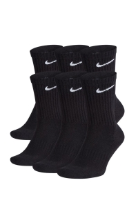 Nike SX7666-010 U NK EVERYDAY CUSH CREW 6PR-BD 6LI SPOR ÇORAP