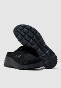 Skechers 12714 BBK FASHION FIT - COOL TIME BAYAN SPOR SABO BABET AYAKKABI