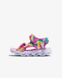 Skechers 20218N BKMT HYPNO-FLASH-RAINBOW LIGHTS ÇOCUK SPOR SANDALET
