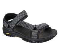 Skechers 204351 BKGY LOMELL - RIP TIDE SPOR SANDALET